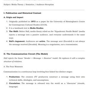 Stuart Hall Encoding/Decoding (1973) – przewodnik do nauki (pobierz plik PDF) zdjęcie 2