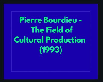 Studiegids culturele productie Bourdieu (pdf-download)