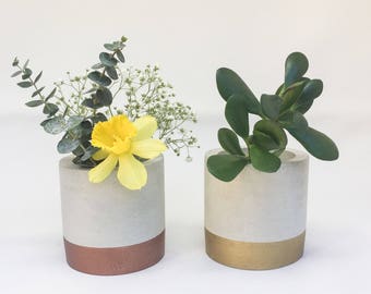 Concrete flower pot, Cactus pot, Mini pot fleur, Concrete Vase, Succulent planter, Mothers Day Gift, Concrete planter, Gift ideas for women