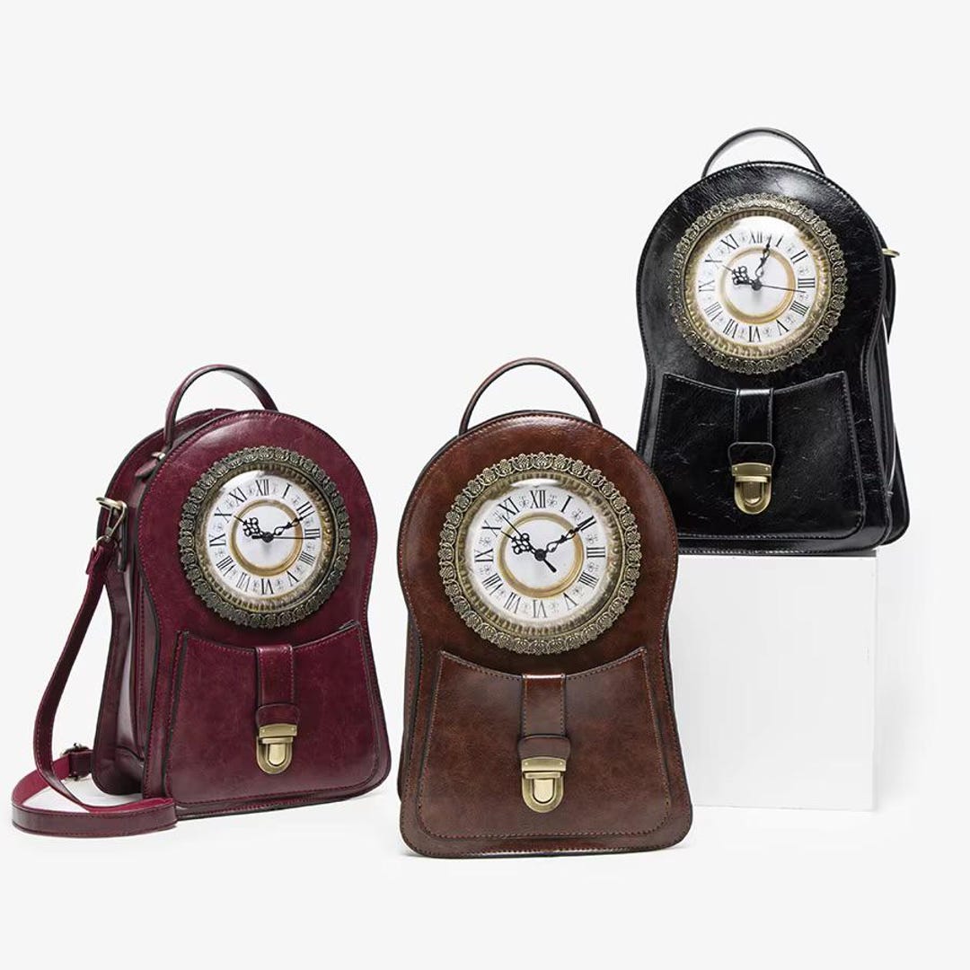 Retro Clock Bag – Vintage Alarm Clock Inspired Handbag With Hidden ...