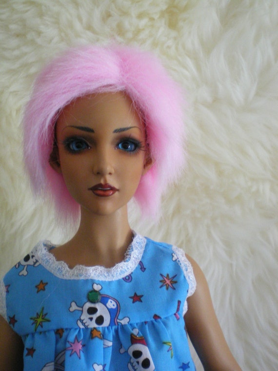 Cotton Candy Pink Wig Size 8 for 60 70cm Ball Jointed Dolls Etsy