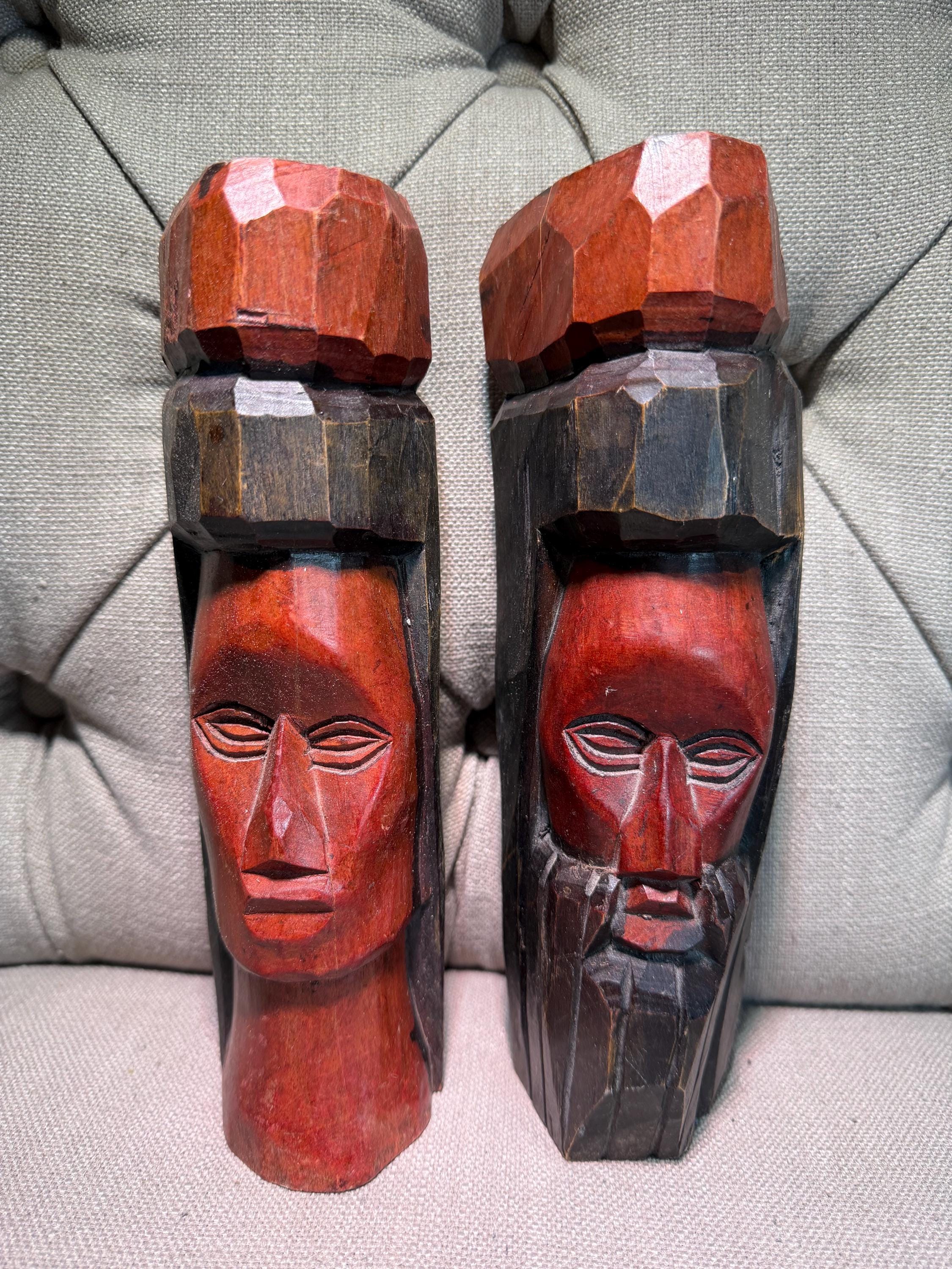 Jamaica wood statue - Etsy 日本