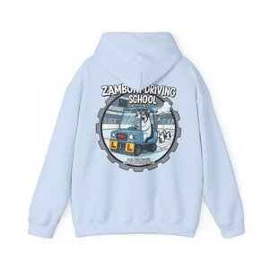 Zamboni Driving School Hoodie | Ice Rink Cartoon Zamboni Crew image 5