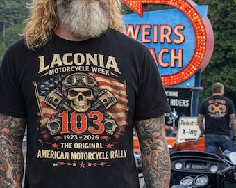 Laconia motorcycle rally 2026 Unisex t-shirt