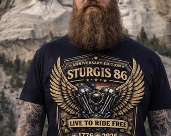 Sturgis 86 America's 250th anniversary edition Unisex t-shirt
