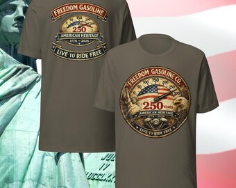 America's 250th Anniversary  Live to Ride Free Unisex t-shirt