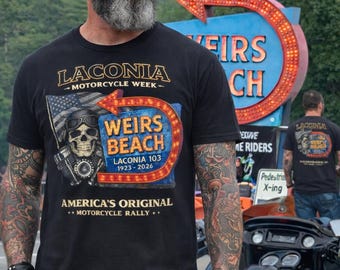 Laconia 2026 Weirs Beach rally unisex t shirt