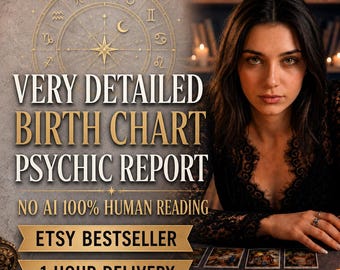 Detailed Astrological Birth Chart Reading | Astrology Psychic and Tarot Insights | Natal Chart Report | Life Purpose Guidance