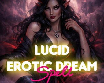 Lucid Dream Spell. Control your dreams. Sensual sleep. Succubus