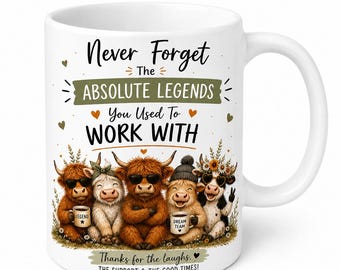 Funny Coworker Leaving Mug | Absolute Legends Work Gift