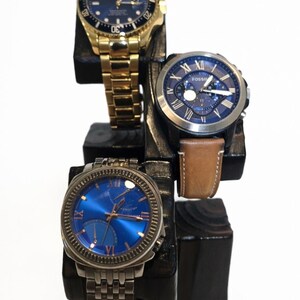 Wood Watch Stand 3 Tier, Men's, Handmade image 7