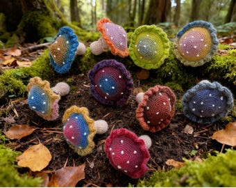 Pilz Häkelanleitung: Amigurumi Fliegenpilz Design (PDF Download)