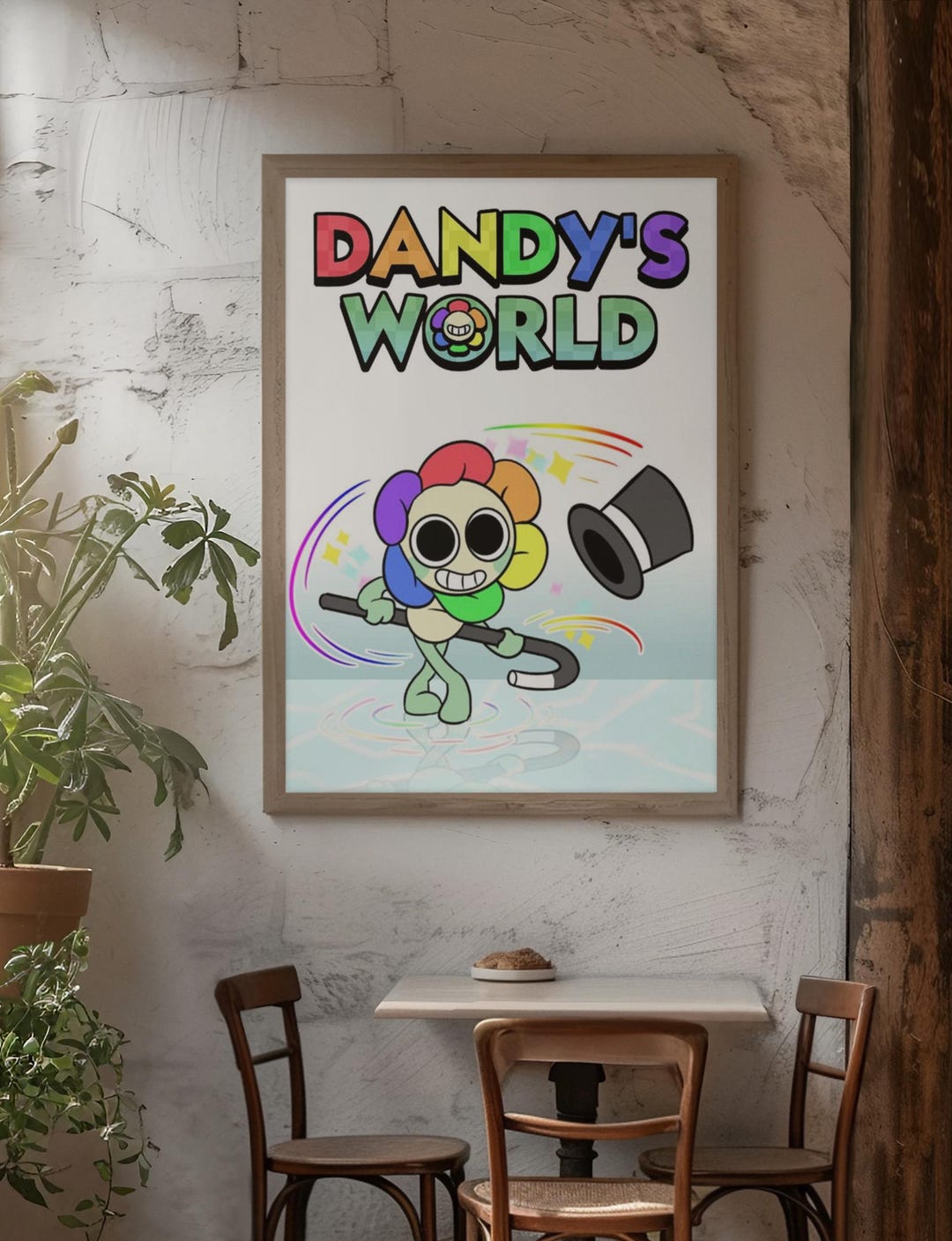 Dandys World Poster | Roblox Game Wall Art | Cute Horror Game Print ...