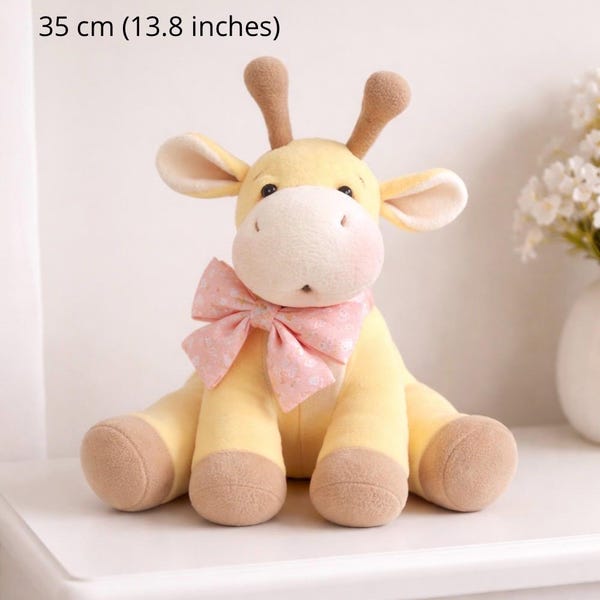 Giraffe Schnittmuster PDF, 35 cm Plüschtier Schnittmuster, Stofftier Nähanleitung, Stofftier Giraffe, DIY Plüschtier, Anfängerfreundlich