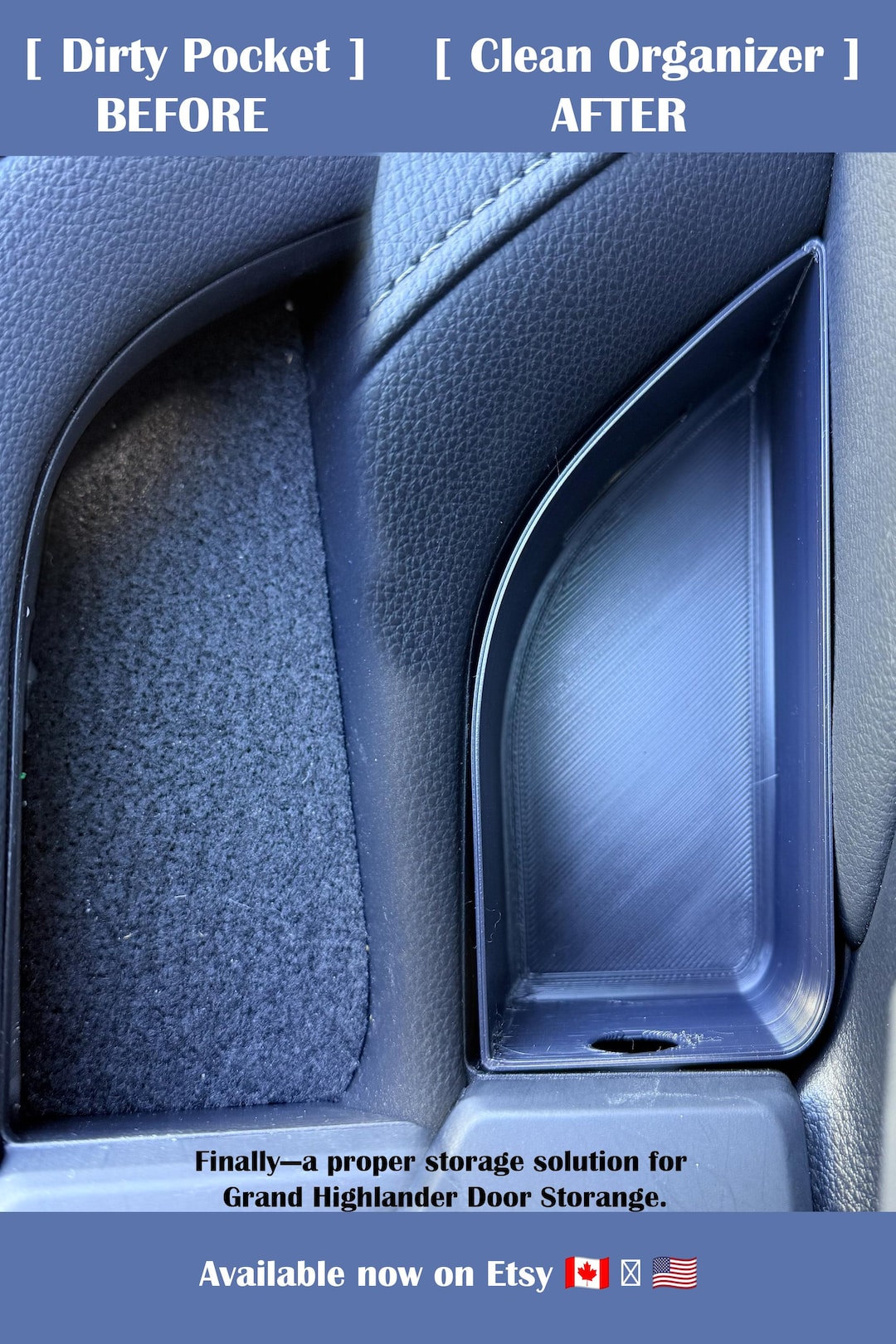 Toyota Grand Highlander All Door Pocket Inserts and Storage Trays