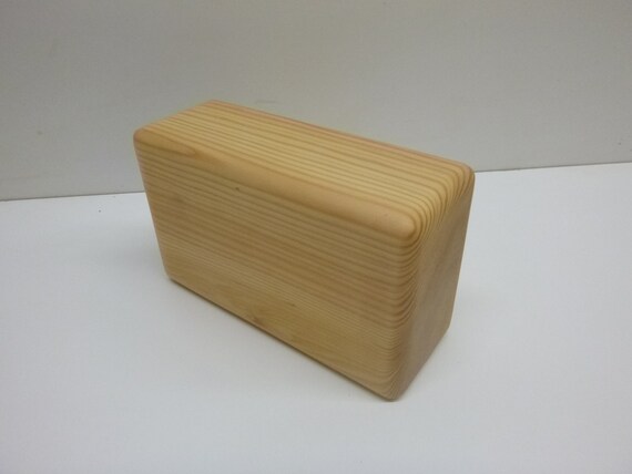 solid wood yoga blocks