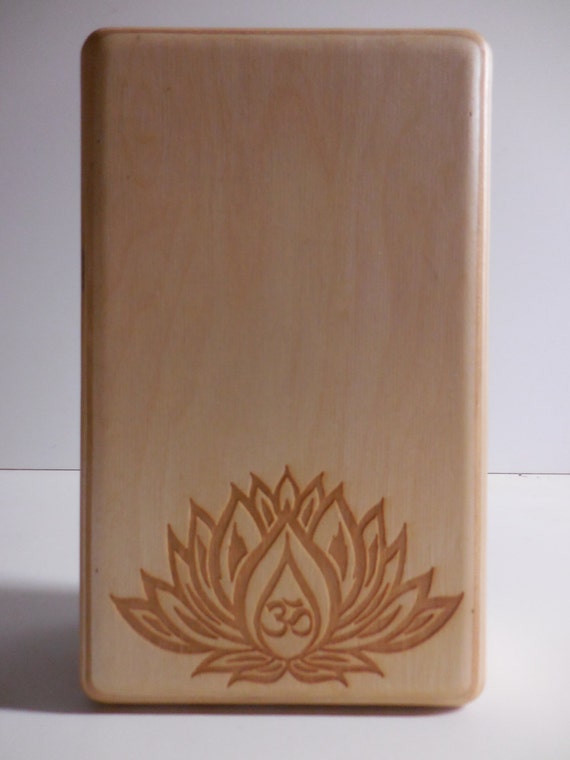 lotus yoga block