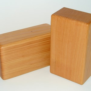 Yoga Block Set of 2 / Hand made in the USA