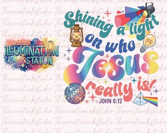 Att belysa vem Jesus verkligen är PNG digital nedladdning, semesterbibelskola PNG digital nedladdning, Vbs 2026