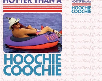 Hetare än en Hoochie Coochie två sidor png, meme sommarsemester png, lantflicka png, grafisk png, sommartrend png
