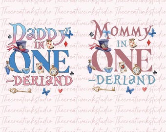 Alice no País das Maravilhas PNG, Viagem à Disney no País das Maravilhas PNG, Papai no País das Maravilhas PNG, Camiseta Fantasia da Mamãe, Camiseta Combinando para a Família Disneyland