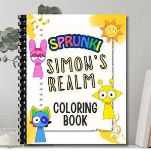 Kolorowanka Sprunki Simons Realm, wersja cyfrowa do pobrania
