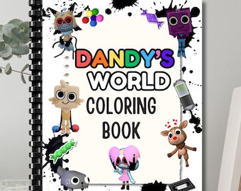Dandy’s World Coloring Book, Twisteds, and Trinkets, Digital Download