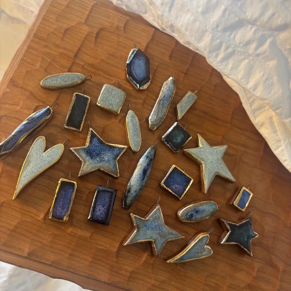 Ceramic Necklace Pendant