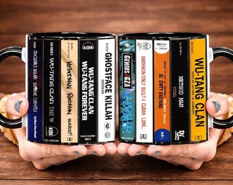 Wu Tang Clan Retro Cassette Tape Mug Music Lover Cup