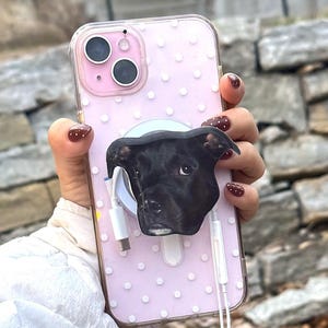 Personalized Phone Grips | Custom Pet, Custom Face, MagSafe & Adhesive