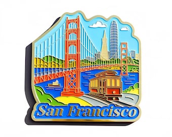 San Francisco California USA Souvenir Fridge Magnets