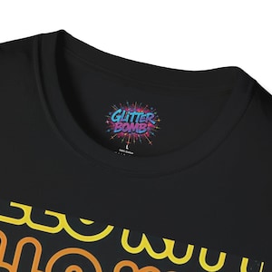 Neon Kawaii Hello Kitty-Unisex Softstyle T-Shirt image 2