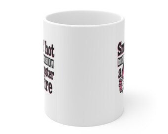 Smokin heet maar emotioneel een Dumpster Fire-mok | Keramische koffiekop