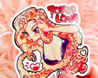 トキシック・ラブ・ビニールステッカー