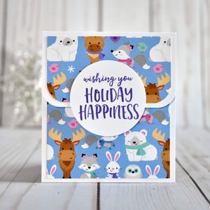 Cute Animal Holiday Gift Card Holders - Granddaughter Christmas Gift - Holiday Money Holder - Gift Card Holder Set - Best Friend Gift