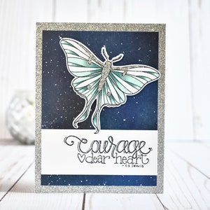 Handmade Encouragement Card - Butterfly Encouragement Cards for Moms - Cancer Card - Uplifting Gift - Friendship Card - Nurse Thank You Card