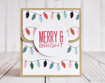 Modern English Teacher Gift - Christmas Cash Money Holder - Stocking Stuffer Enclosure Cards - Handmade Holiday Gift Card Holders