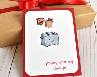 Handmade I Love You Card - Anniversary Pun Card