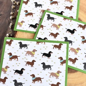 Dachshund Stationery Weiner Dog Card Handmade Blank Dog - Etsy