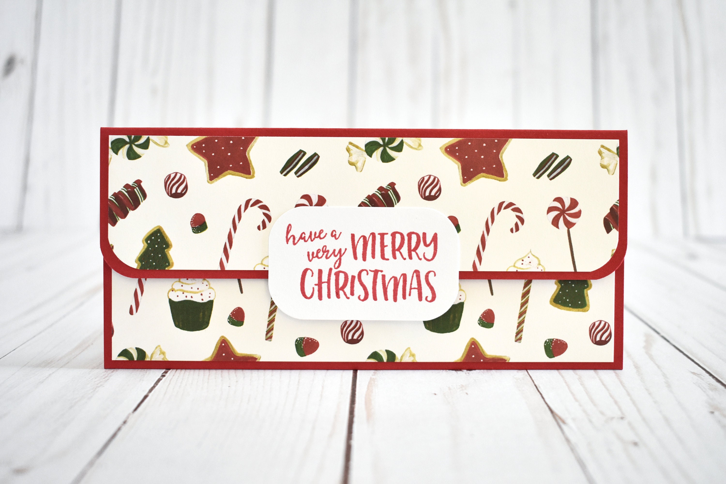 Handmade Christmas Money Envelopes Holiday Cash Envelopes Husband