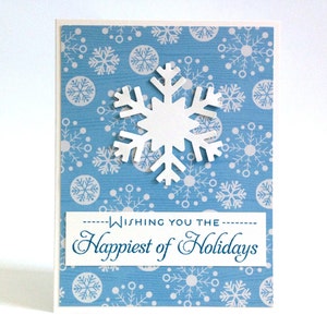 Holiday Card Set - Boxed Christmas Cards - Holiday Cards Boxed Set - Snowflake Cards - Unique Christmas Cards - Christmas Cards Boxed Set