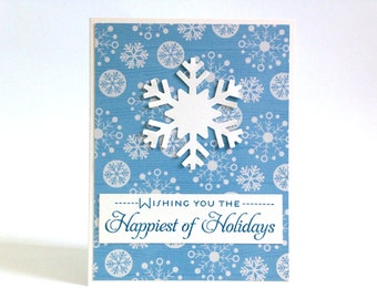 Holiday Card Set - Boxed Christmas Cards - Holiday Cards Boxed Set - Snowflake Cards - Unique Christmas Cards - Christmas Cards Boxed Set