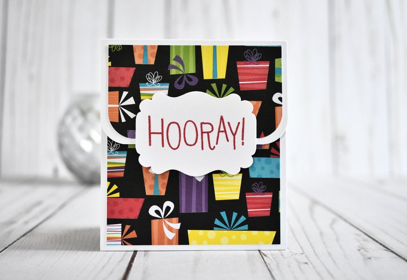 Birthday Gift Card Holder Set of 4 Happy Birthday Money Holder Variety Cards Coworker Gift Money Envelopes Teen Gift Card Envelope image 2