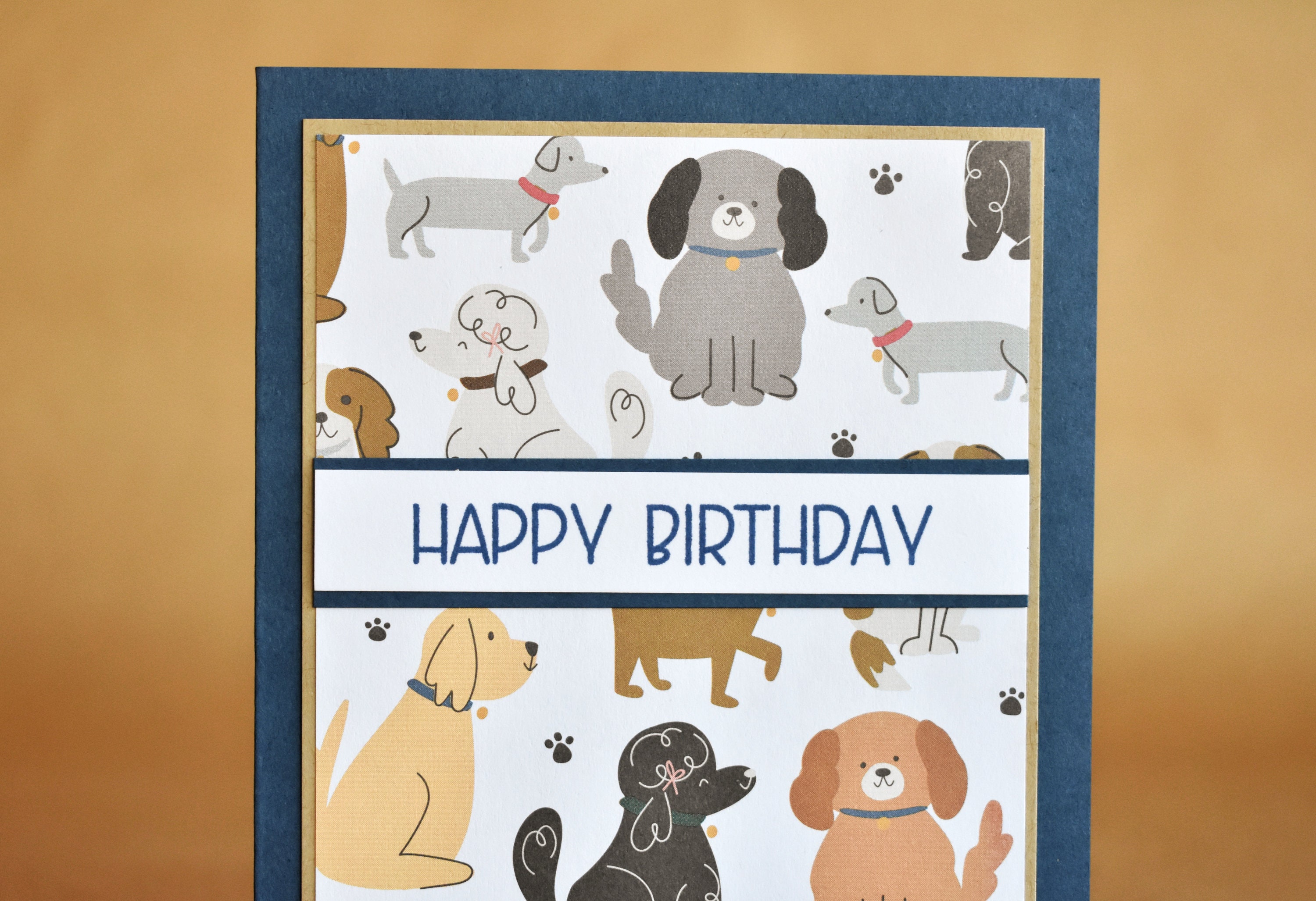 Handmade Puppy Birthday Card – Dog Lover Card - Etsy