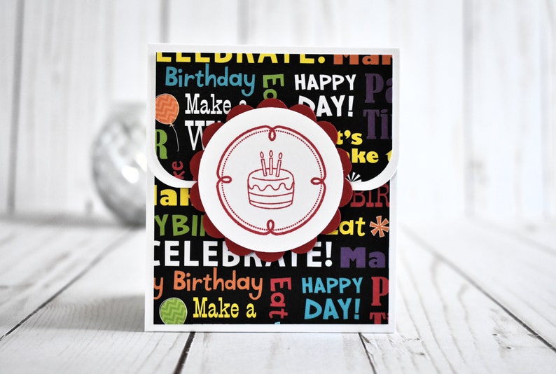 Birthday Gift Card Holder Set of 4 Happy Birthday Money Holder Variety Cards Coworker Gift Money Envelopes Teen Gift Card Envelope image 5