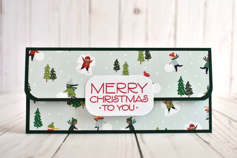 Handmade Christmas Money Envelopes Holiday Cash Envelopes Etsy