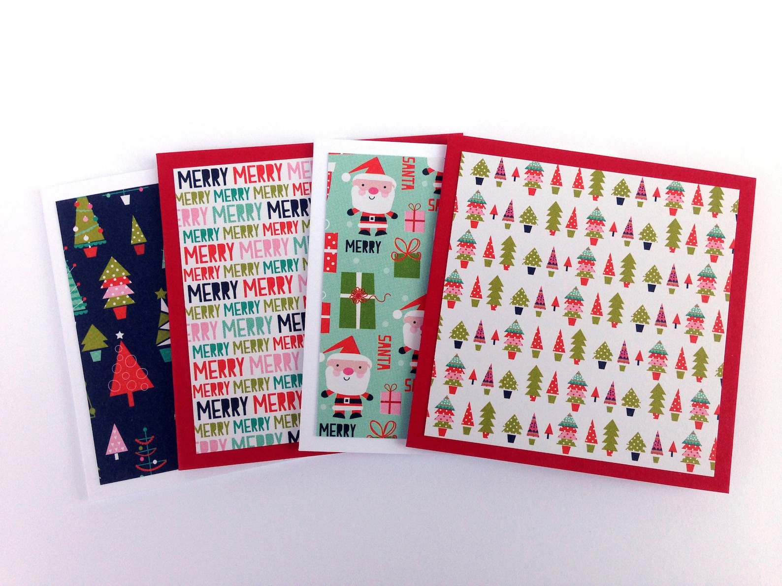 Blank Christmas Mini Cards Blank Holiday Mini Cards Holiday Card Set ...