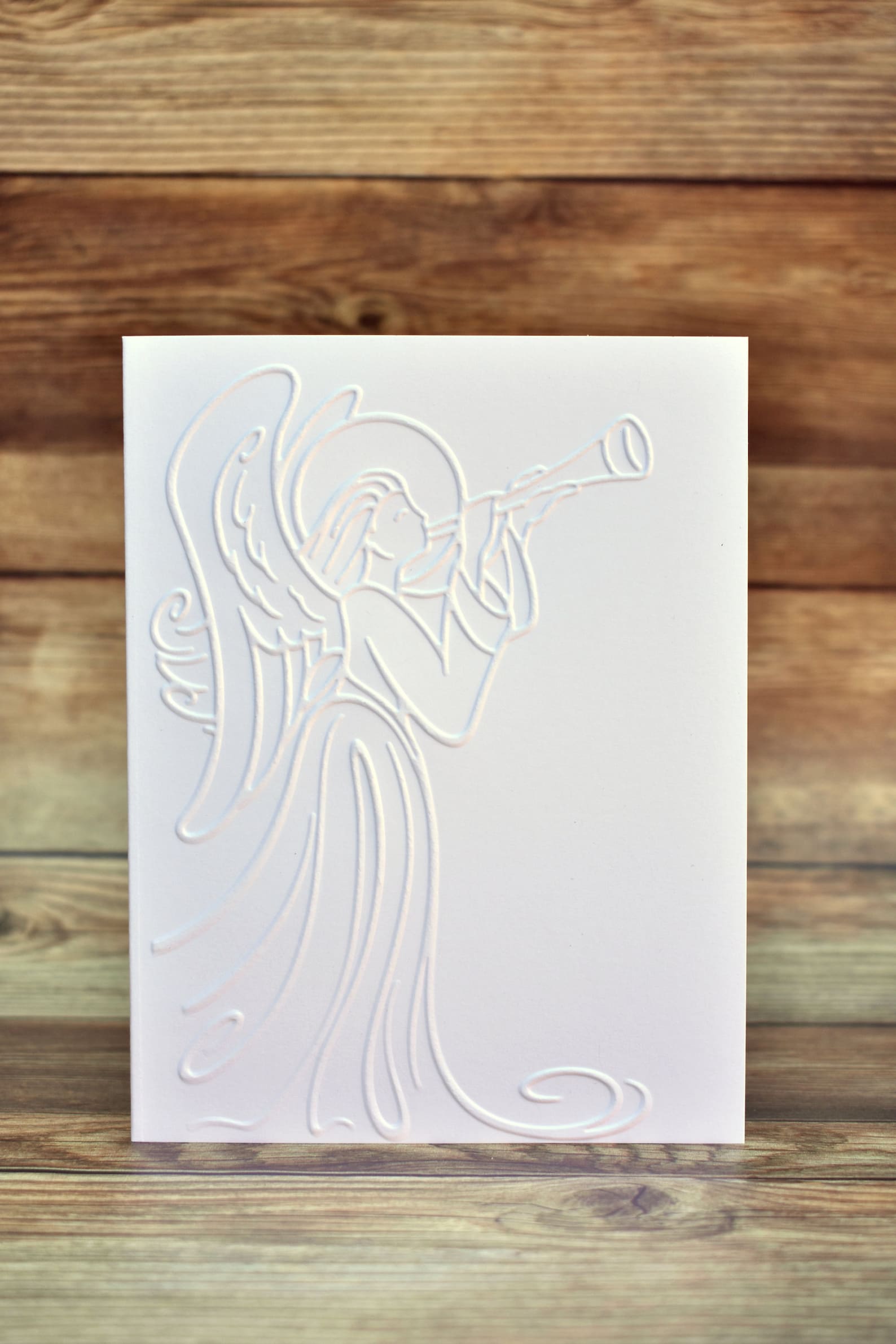 Angel Christmas Card Boxed Embossed Christmas Cards - Etsy