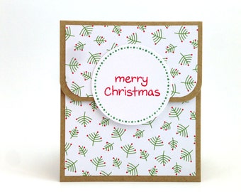 Christmas Gift Card Holder Set - Christmas Money Holder - Holiday Gift Card Holder - Money Enclosure - Christmas Money Card - Teacher Gift