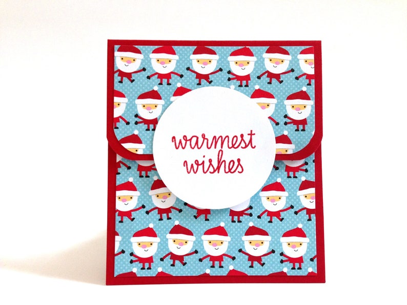 santa gift card holder christmas gift card holder holiday money card holiday gift card holder santa christmas gift gift for teacher text santa gift card